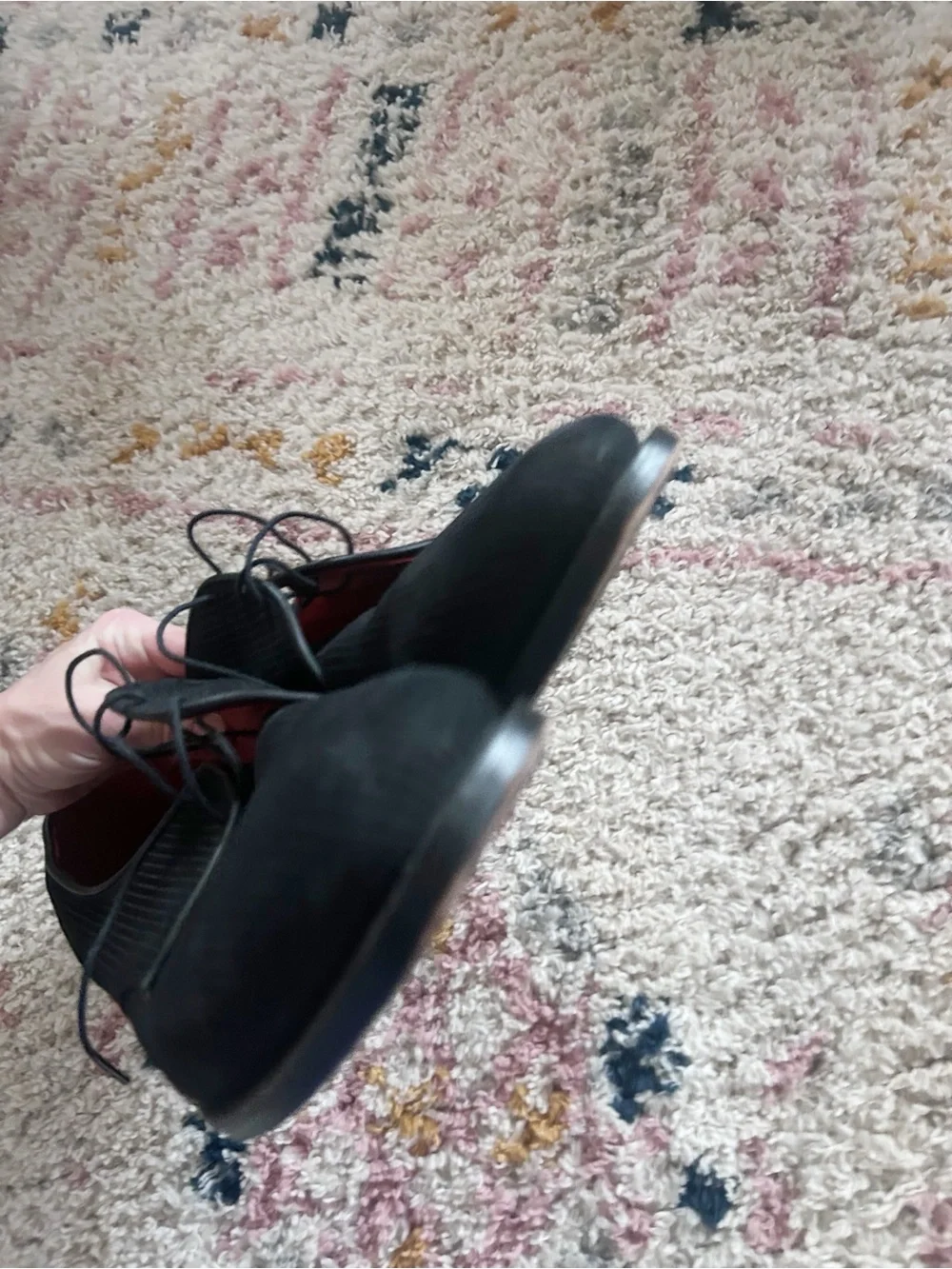 Allen Edmonds black Suede Spencer Shoe 12